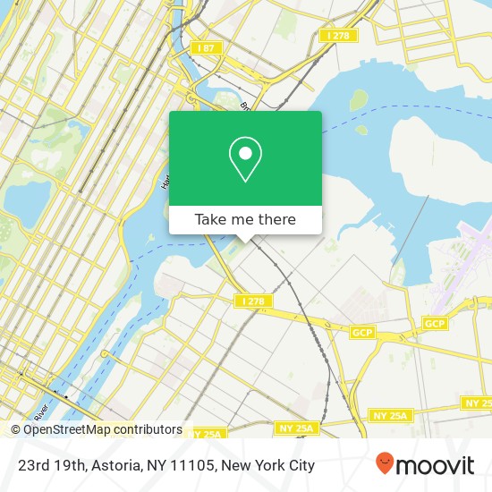 23rd 19th, Astoria, NY 11105 map