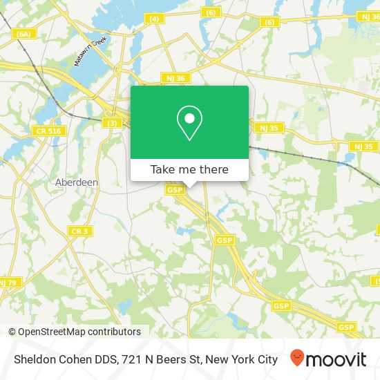 Sheldon Cohen DDS, 721 N Beers St map