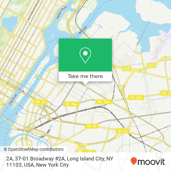 Mapa de 2A, 37-01 Broadway #2A, Long Island City, NY 11103, USA
