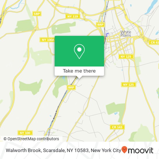 Mapa de Walworth Brook, Scarsdale, NY 10583