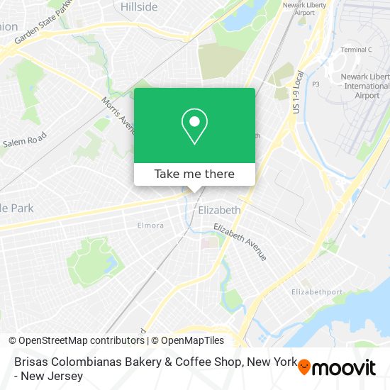 Mapa de Brisas Colombianas Bakery & Coffee Shop