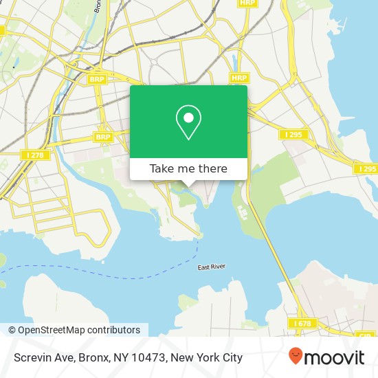 Screvin Ave, Bronx, NY 10473 map
