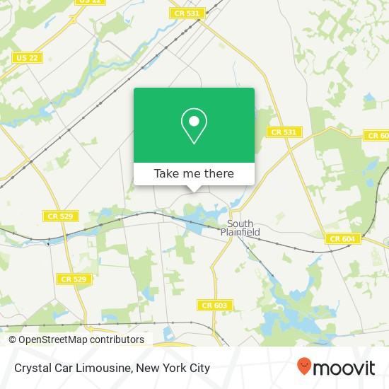 Crystal Car Limousine map