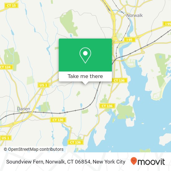 Soundview Fern, Norwalk, CT 06854 map