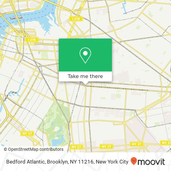 Bedford Atlantic, Brooklyn, NY 11216 map
