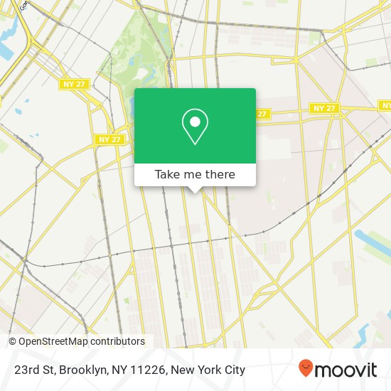 Mapa de 23rd St, Brooklyn, NY 11226