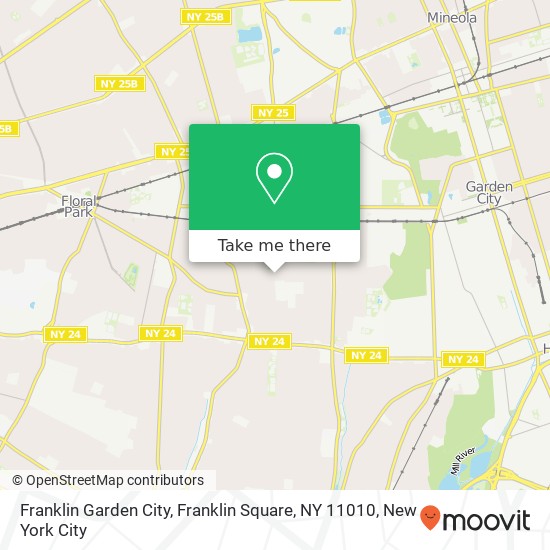 Franklin Garden City, Franklin Square, NY 11010 map