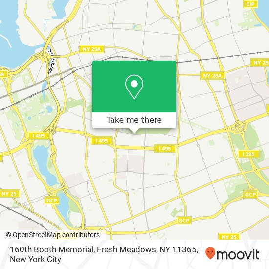 Mapa de 160th Booth Memorial, Fresh Meadows, NY 11365