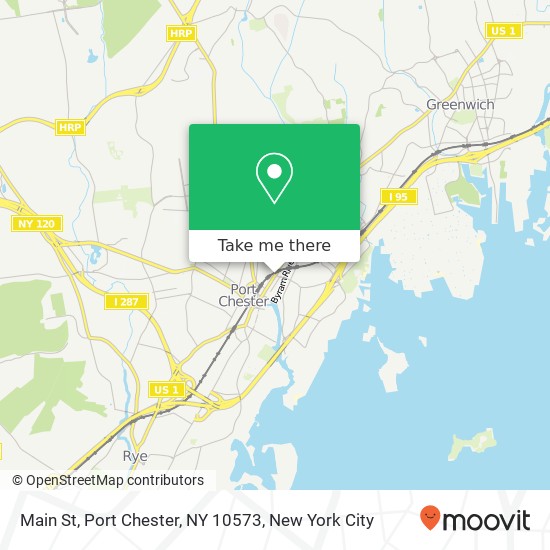Mapa de Main St, Port Chester, NY 10573
