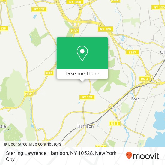 Mapa de Sterling Lawrence, Harrison, NY 10528