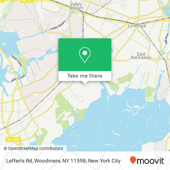 Lefferts Rd, Woodmere, NY 11598 map