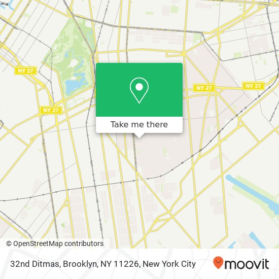 32nd Ditmas, Brooklyn, NY 11226 map