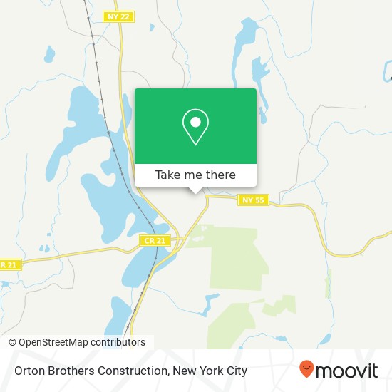 Mapa de Orton Brothers Construction