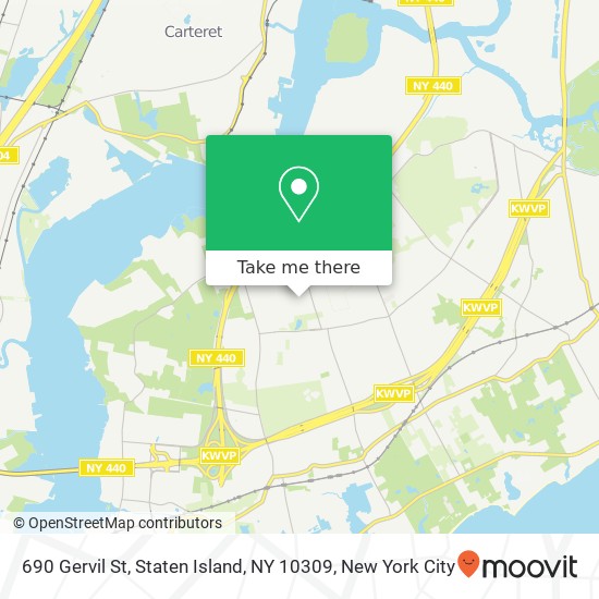 690 Gervil St, Staten Island, NY 10309 map