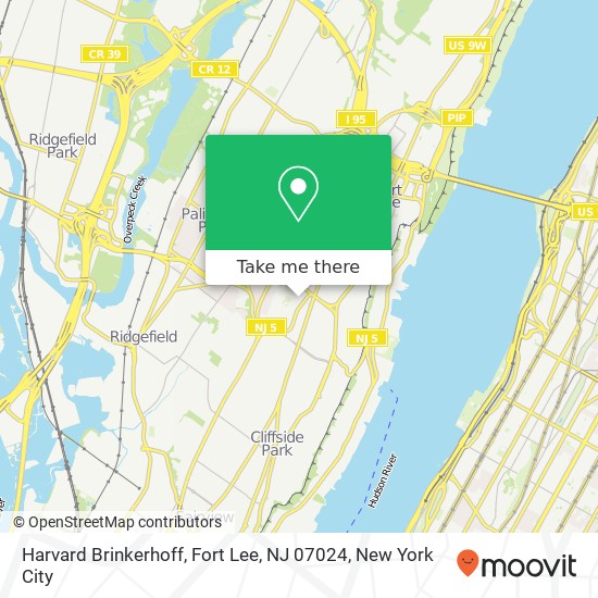 Harvard Brinkerhoff, Fort Lee, NJ 07024 map