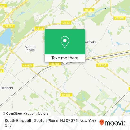 South Elizabeth, Scotch Plains, NJ 07076 map