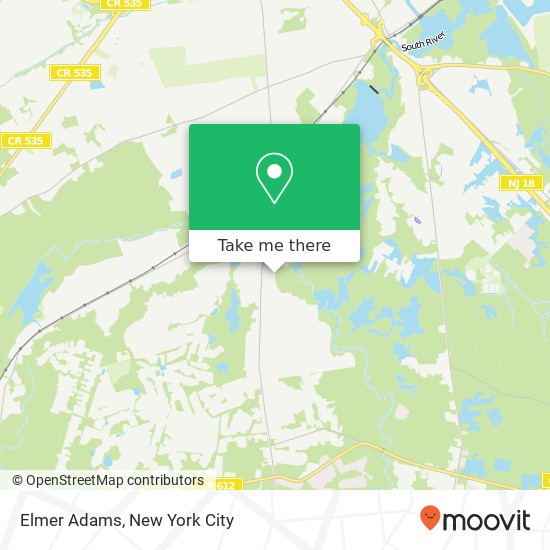 Elmer Adams, Spotswood, NJ 08884 map