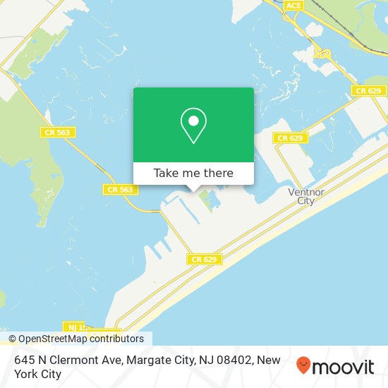 645 N Clermont Ave, Margate City, NJ 08402 map