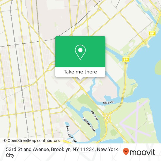 Mapa de 53rd St and Avenue, Brooklyn, NY 11234