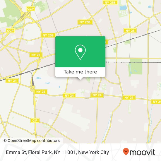 Emma St, Floral Park, NY 11001 map