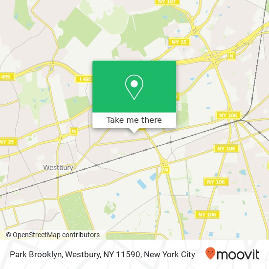 Mapa de Park Brooklyn, Westbury, NY 11590