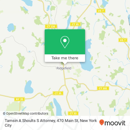 Mapa de Tamsin A Shoults S Attorney, 470 Main St