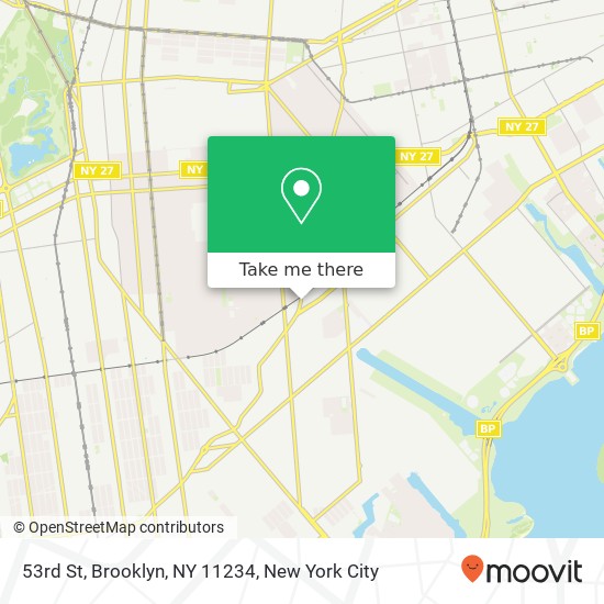 53rd St, Brooklyn, NY 11234 map