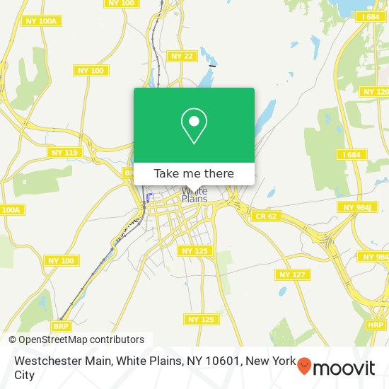Westchester Main, White Plains, NY 10601 map