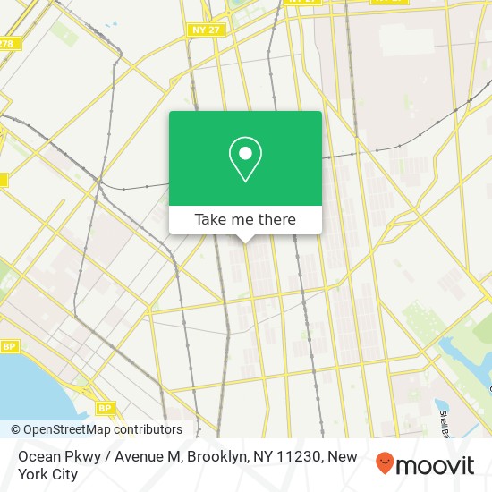 Ocean Pkwy / Avenue M, Brooklyn, NY 11230 map