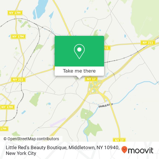 Little Red's Beauty Boutique, Middletown, NY 10940 map