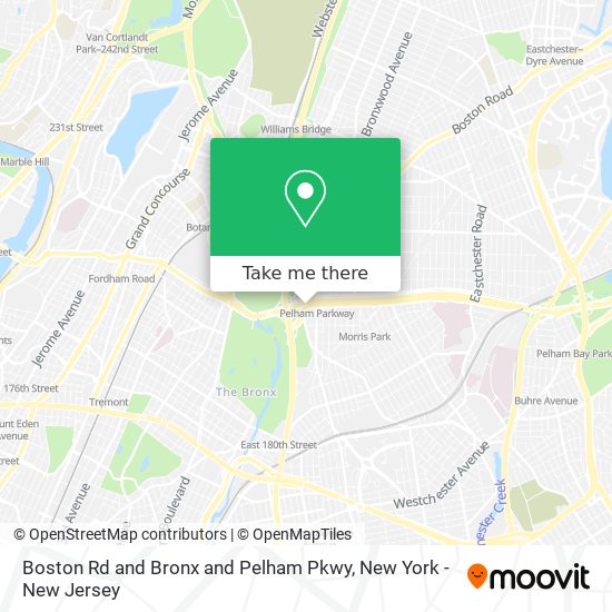 Mapa de Boston Rd and Bronx and Pelham Pkwy