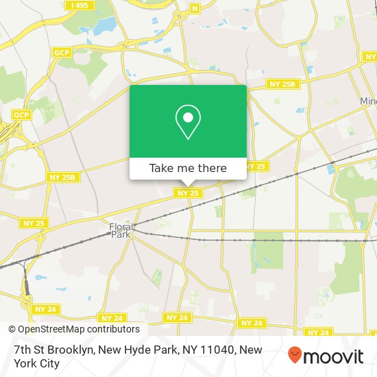 7th St Brooklyn, New Hyde Park, NY 11040 map