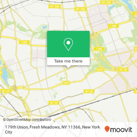 Mapa de 179th Union, Fresh Meadows, NY 11366