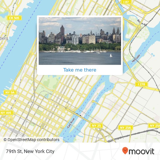 79th St, New York, NY 10075 map