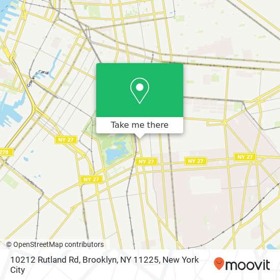 10212 Rutland Rd, Brooklyn, NY 11225 map