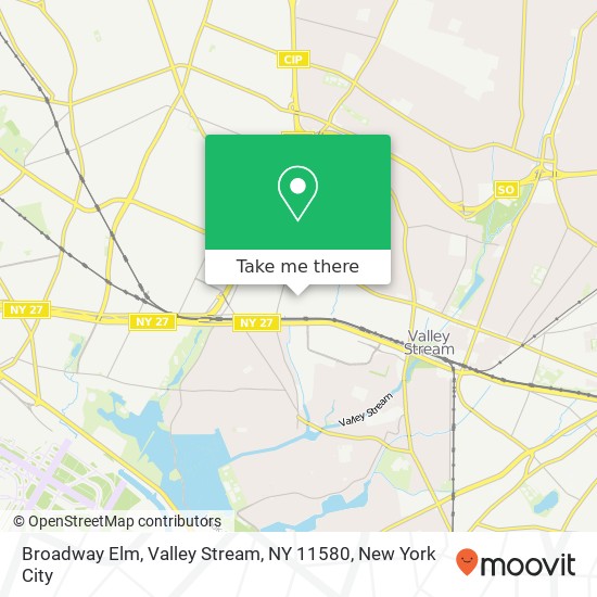 Broadway Elm, Valley Stream, NY 11580 map