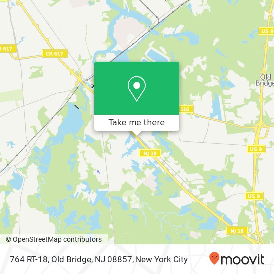 764 RT-18, Old Bridge, NJ 08857 map