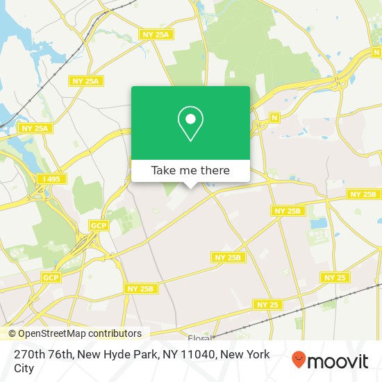 270th 76th, New Hyde Park, NY 11040 map