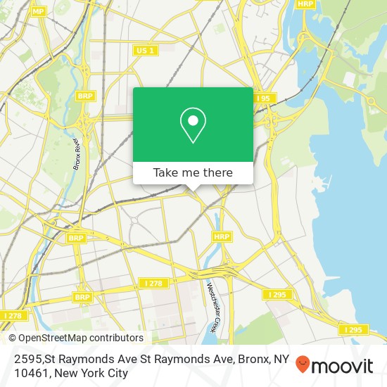 Mapa de 2595,St Raymonds Ave St Raymonds Ave, Bronx, NY 10461