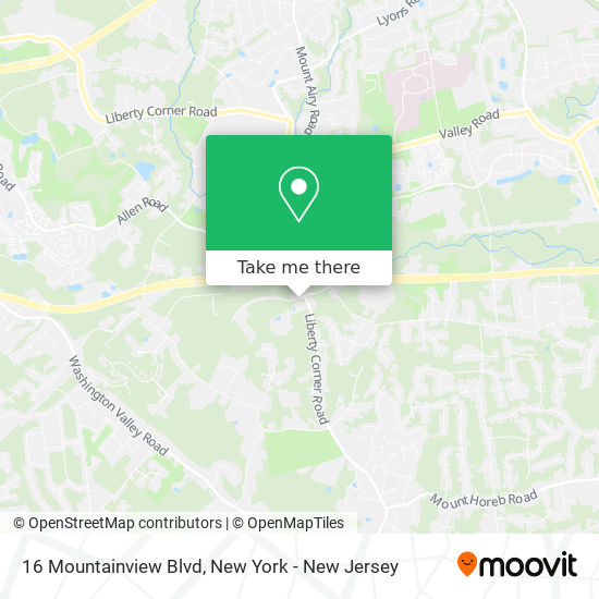 16 Mountainview Blvd, Basking Ridge, NJ 07920 map