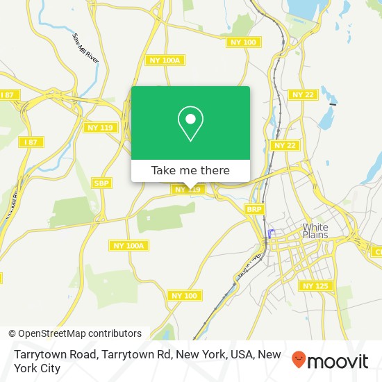 Mapa de Tarrytown Road, Tarrytown Rd, New York, USA