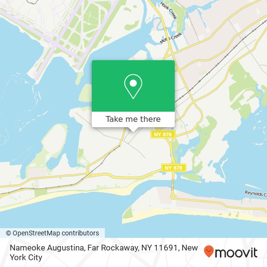 Mapa de Nameoke Augustina, Far Rockaway, NY 11691