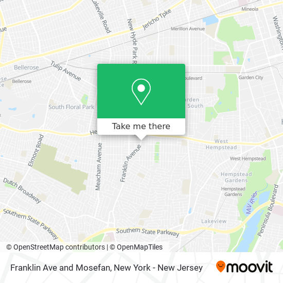 Mapa de Franklin Ave and Mosefan