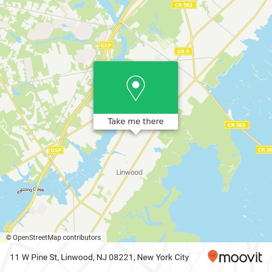 11 W Pine St, Linwood, NJ 08221 map