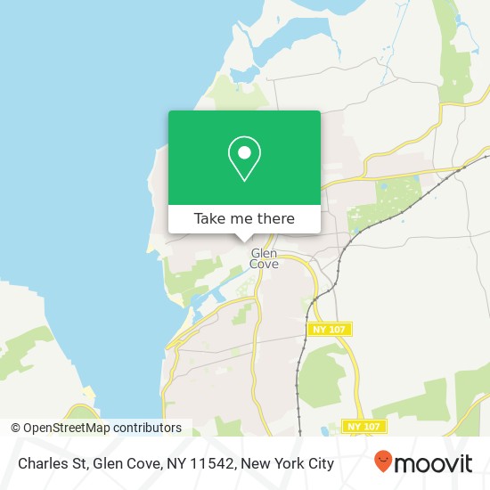 Charles St, Glen Cove, NY 11542 map