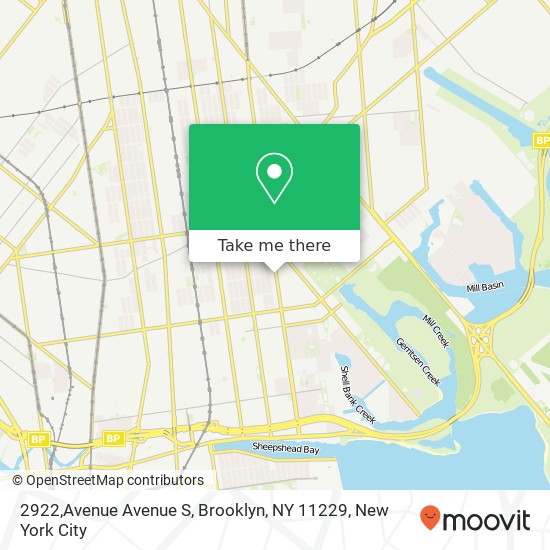 2922,Avenue Avenue S, Brooklyn, NY 11229 map