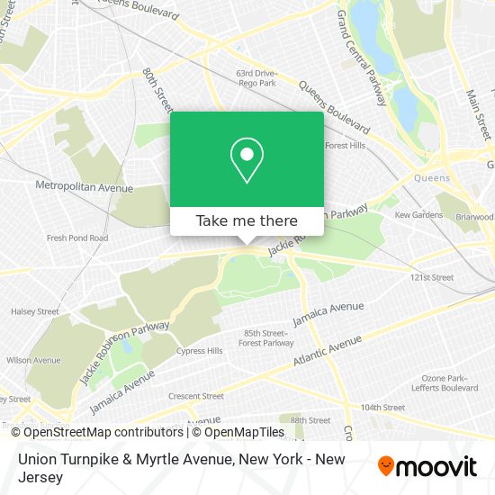 Union Turnpike & Myrtle Avenue map