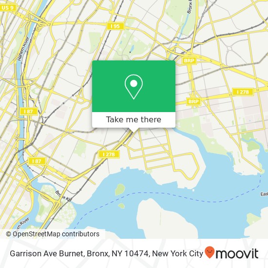 Garrison Ave Burnet, Bronx, NY 10474 map