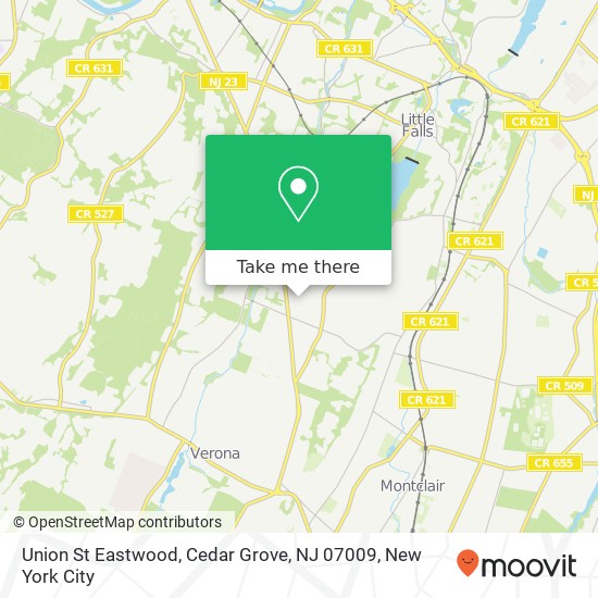 Union St Eastwood, Cedar Grove, NJ 07009 map