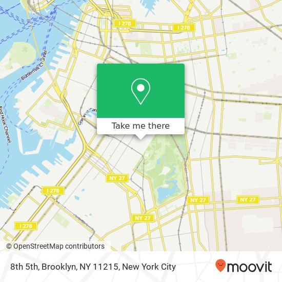 8th 5th, Brooklyn, NY 11215 map